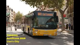 TUSGSAL  Badalona. Autobusos MAN Lion's City.