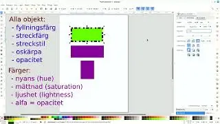 Inkscape f&ouml;r nyb&ouml;rjare - del 3: Objekt och deras egenskaper