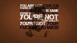 You Are Not Your Job - Kinetic Typography