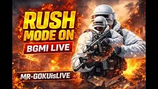 Zero Fear Gameplay 💀 | Non-Stop Pushes in BGMI LIVE | MR-GOKUisLIVE #bgmilive #bgmi #pubg