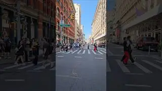 🚴&zwj;♂️🚶&zwj;♀️ 👭Walking at Broadway SoHO NYC #nyc #SoHo #jalanjalan #travel #manhattan #newyorkcity #viral