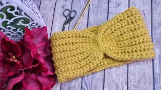 PROT&Eacute;GETE del FR&Iacute;O con esta Diadema, Cintillo, Vincha tejida a crochet.