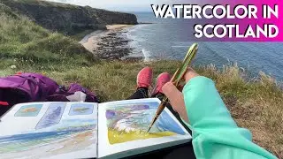 Sketching Scotland ✶ More watercolor plein air adventures ✶ VLOG 02
