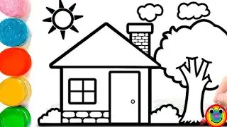 How To Draw House Kids Drawing toddlers Easy Drawing Step By Step Drawing #House #kidstoddler 