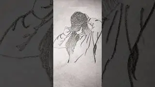 Cap 🧢 Girl 🙎🏼&zwj;♀️ Sketch ✏️  #shorts #girl #art #viralvideo #islamicdrawing786 #youtubeshorts