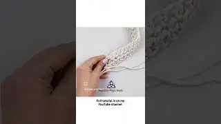 Macrame Belt Tutorial (fast preview) #macrame