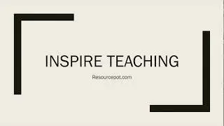 INSPIRE TEACHING | Place Based Education
