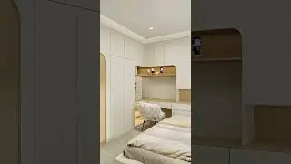 This bedroom design is both functional and beautiful! #HomeShowcase #WholeHouseCustomization#Design