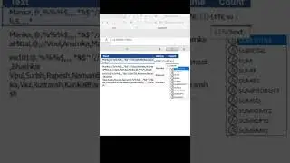 How to count text in Excel - #Shorts #analysis #best #count #data #excel #funny #game #highlight