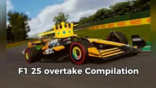 F1 25 overtake Compilation #f1 #f1overtake #f1compilation #f1content #f125 #f12025 #capcut #formula1