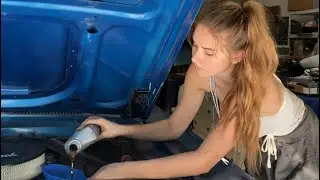 Restoring the oil pan on my 1967 mustang!!!