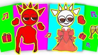 【DIY Paper Doll Story】❤️ Red King & White Queen's ROMANTIC Date Night!