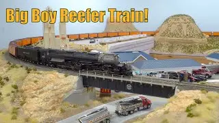 Let's Run Model Trains: HO Scale Union Pacific Big Boy 4014 Reefer Train