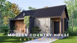 Modern Country House | 6 x 10 meter Warm and Cozy