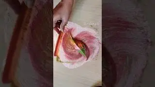 Very Beautiful Heart Rangoli Design | Sand Art | Reverse Video #shorts
