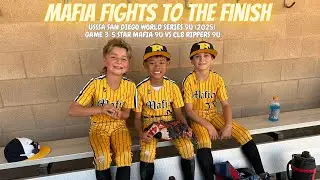 MAFIA FIGHTS TO THE FINISH | USSSA SAN DIEGO WORLD SERIES 2025 | GAME 3: 5 STAR MAFIA VS CLB RIPPERS