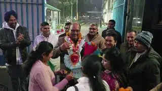 Father-in-law Retirement welcome at gate🙏#Welcome #retirement #dehradunvlogger #family #newvlog ❤️🎉