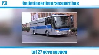 Ultramoderne gedetineerdentransport bus tot 27 gevangenen - op maat gemaakt door Carl Friederichs