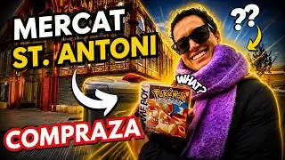 Voy a COMPRAR VIDEOJUEGOS al MERCAT de ST. ANTONI... y cacé un JUEGAZO BRUTAL!!! - Mi novia FLIPÓ!