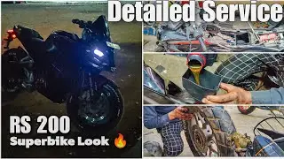 Pulsar RS 200 Service | Modifications | BLACK DEMON | Superbike Look