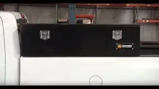 Northern Tool + Equipment Locking Steel Top-Mount Truck Box - 60in. x 12in.. x 16in., Single Door, G