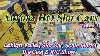 Aurora HO Slot Cars Lehigh Valley Slot Car,Scale Model,Die Cast & RC Show Video 5