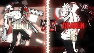 Okarun (dandadan) vs Denji (chainsaw man)  #edit #vseditz
