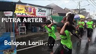 Mberot bareng bantengan Putra Arter full kalapan