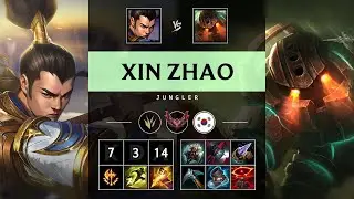 Xin Zhao Jungle vs Nautilus - KR Grandmaster Patch 25.16