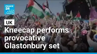Irish rap group Kneecap performs controversial Glastonbury set &bull; FRANCE 24 English
