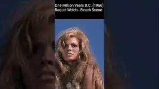 One Million Years B.C (1966) | Raquel Welch | Beach/Giant Turtle Scene