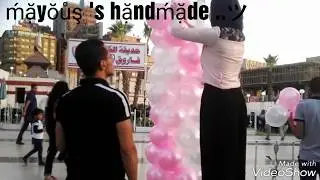 طريقه عمل بوابه البلالين 2 How to make a balloon arch