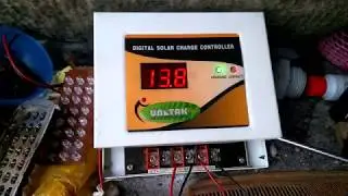 DIY Charging homemade wind turbine using PWM solar charge controller