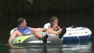 Rivers unusually calm in New Braunfels as coronavirus cases surge