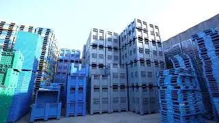 Plastic Pallets & Pallet Boxes in Stock | Industrial Bulk Storage from Manufacturer