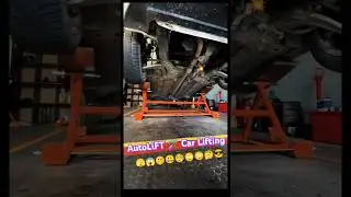 Pneumatic Portable Car Lifting Jack With 3 Ton Capacity By AutoLiFT 🛠️ For Used Car Servicing 🫣😱