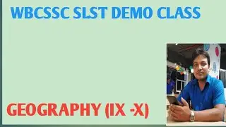 WBCSSC|| 2ND SLST||DEMO CLASS||GEOGRAPHY||