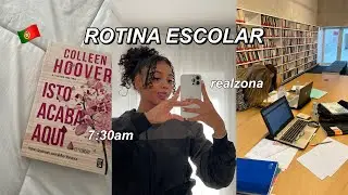 ROTINA ESCOLAR REALZONA EM PORTUGAL! 🇵🇹📚