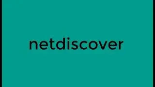 Netdiscover :: Kali Linux :: Reconnaissance Phase!