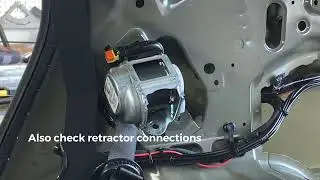 FORD REAR BELT MONITOR FAULT 2022