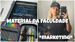 MEU MATERIAL ESCOLAR 2022.2| FACULDADE DE MARKETING + meu tablet