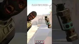 INSANE FLASH FOR B SITE - DUST2 #cs2 #shorts