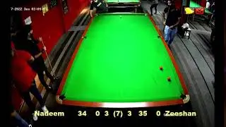 Snooker Tournament at PotBlack Billiards & Snooker Nadeem Vs Zeeshan