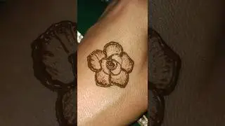 How to make henna rose so easily | mehendi rose #trending #mehendi #henna #viral