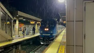 MTA MNRR/Amtrak: A Rainy Evening @ Croton-Harmon + Bonus Clip At Tarrytown (FIRST VIDEO OF 2026)