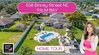 Home Tour in Palm Bay, FL | 658 Binney St NE | Space Coast Living | Carolyn Smith + COMPASS
