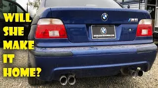 I Drive My BMW E39 M5 From COPART for the First Time!!