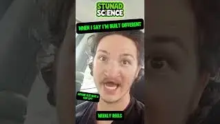 STUNAD SCIENCE: The Clef Lip Party Trick Nobody Asked For 👀#merlebully #reaction #cleftstrong