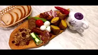 Parasztreggeli (Sült savanyú káposztával)