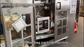 Indonesia Java Drip Coffee Packing Machine with Outer Envelop